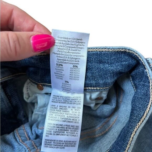 Mother "The Stunner" Two Step Fray High Rise Wash Girl Crush Size 25 - Picture 11 of 12